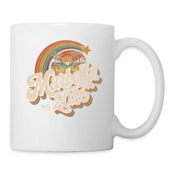 Marbella 2026 Retro Strand-Design - Tasse - Weiß - Rechts