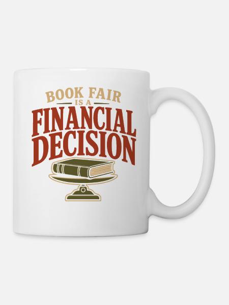 Buchmesse-geschenk Für Finanziell Geschädigte - Tasse - Weiß
