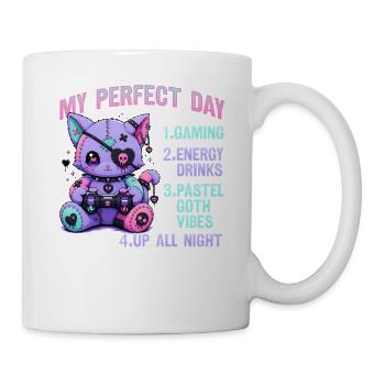 Pastel Goth Soft Goth Gaming Gamer - Mug - white - Right