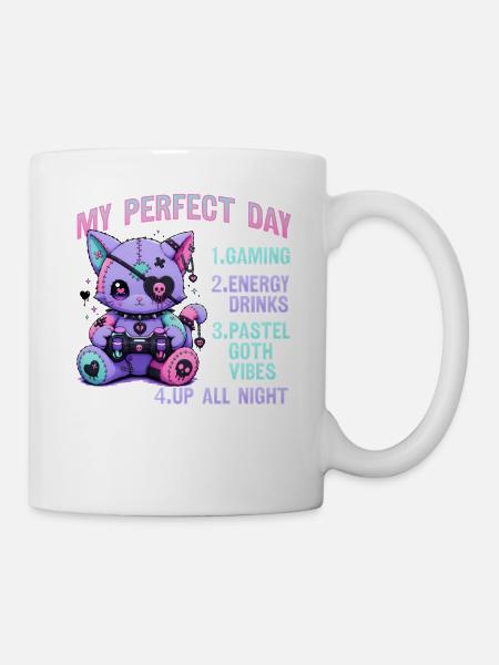 Pastel Goth Soft Goth Gaming Gamer - Tasse - Weiß