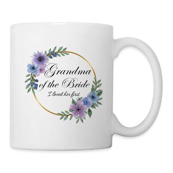 Grand-mère de la Mariée - Mug blanc - blanc - Droite