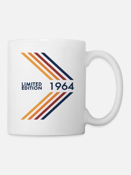 1964 Limited Edition Birthday Man Wife Vintage - Mug - white