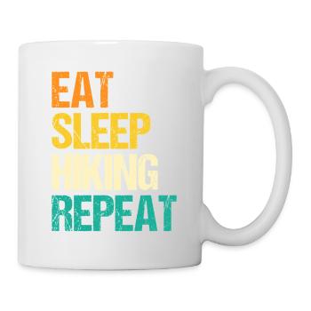 Hiking Mountain Trail Backpacking Outdoors Poaching - Mug - white - Right