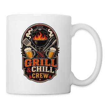 Grill & Chill Crew Shirt - Tasse - Weiß - Rechts