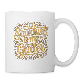 Le menuisier Sawdust est mon artisan en menuiserie - Mug blanc - blanc - Droite
