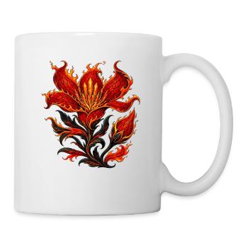 Flame Blossom Phoenix Plant - Mug - white - Right