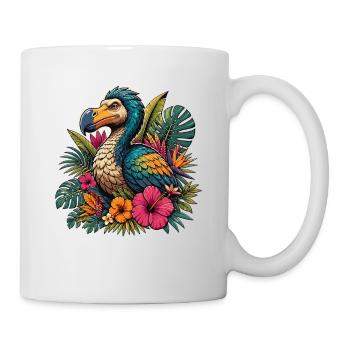 Magie tropicale colorée du perroquet - Mug blanc - blanc - Droite