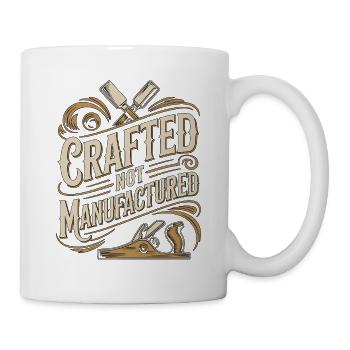 Ébéniste Artisan Pas Menuisier Fabriqué - Mug blanc - blanc - Droite