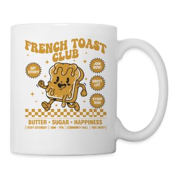 Breakfast Funny Brunch Coffee Pancake - Mug - white - Right