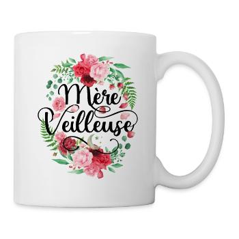 Mère Veilleuse Merveilleuse Fête Des Mères - Mug blanc - blanc - Droite