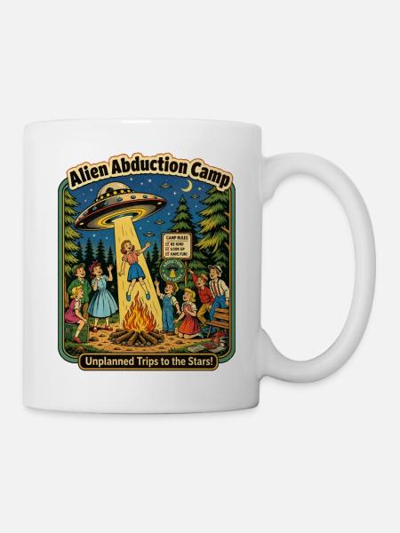 Alien-Entführungslager: Ungeplante Reisen - Tasse - Weiß