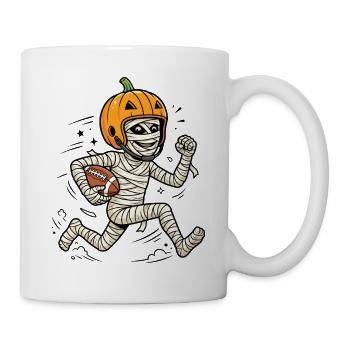 Halloween, America Football, Maman - Mug blanc - blanc - Droite