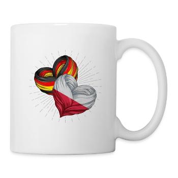 Amitié entre l’Allemagne et la Pologne - Mug blanc - blanc - Droite
