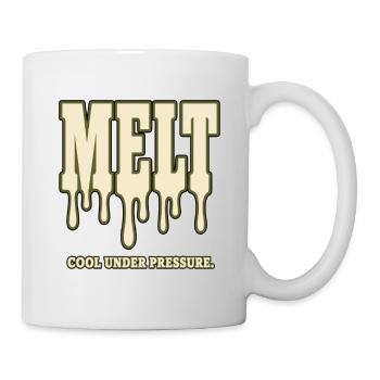 MELT – Cool Under Pressure | Humor about Stress - Mug - white - Right