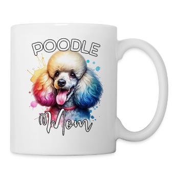 Maman caniche - Mug blanc - blanc - Droite