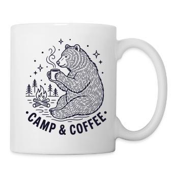 Hiking - Outdoor Adventure - Camp and Coffee - Mug - white - Right