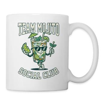 Barman de cocktails Mojito pour enterrement de vie de garçon - Mug blanc - blanc - Droite