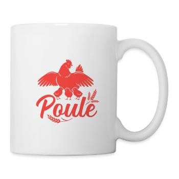 Maman Poule La Seule Et L Unique Cadeau Mère - Mug blanc - blanc - Droite