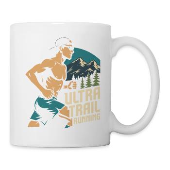 Ultra Trail Running - Mug blanc - blanc - Droite