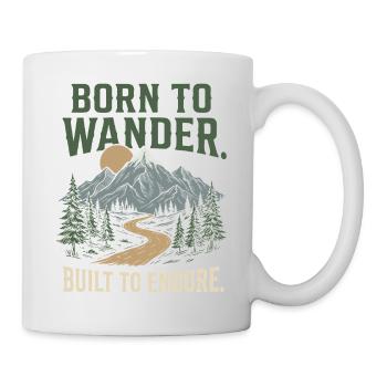 Trail Running - Born to Wander, Built to Endure - Mug - white - Right
