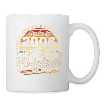 2006 Jahrgang Vintage Geburtstag Geschenk Retro - Mug - white - Right
