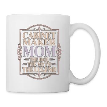 Maman ébéniste L’idole L’expert en meuble mythique - Mug blanc - blanc - Droite
