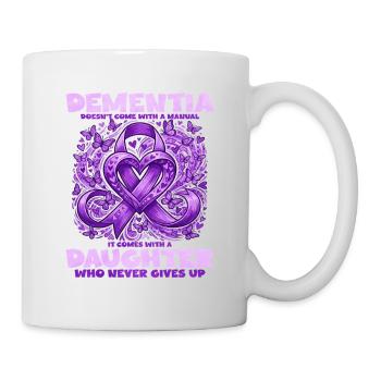 Fille d’une patiente atteinte de démence - Mug blanc - blanc - Droite