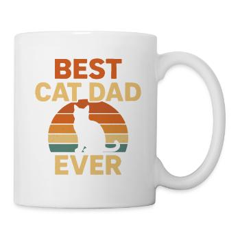 Best Cat Dad - Mug - white - Right