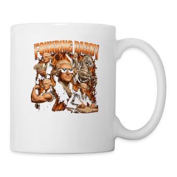 Founding Father Thomas Jefferson, July 4 - Mug - white - Right