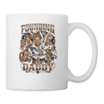 Founding Father Ben Franklin, July 4 - Mug - white - Right
