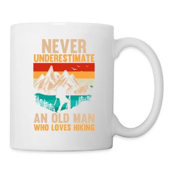 Hiking Mountain Trail Backpacking Outdoors Poaching - Mug - white - Right