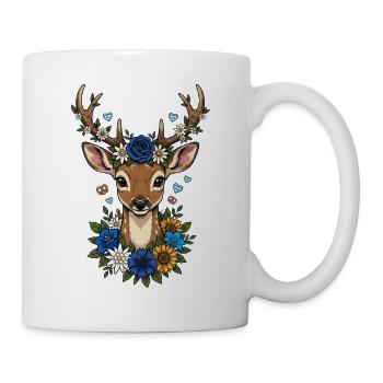 Festival folklorique des diamants de cerf Remplacement des costumes traditionnels - Mug blanc - blanc - Droite