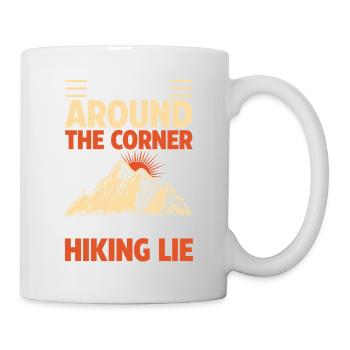 Hiking Mountain Trail Backpacking Outdoors Poaching - Mug - white - Right