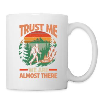 Hiking Mountain Trail Backpacking Outdoors Poaching - Mug - white - Right