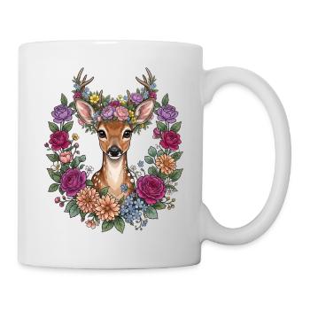 Festival folklorique des bois de cerf Remplacement des costumes traditionnels - Mug blanc - blanc - Droite