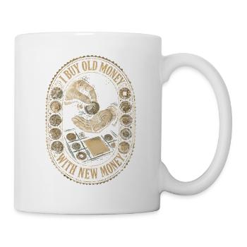 Coin Collector Numismatics Coin Collecting - Mug - white - Right