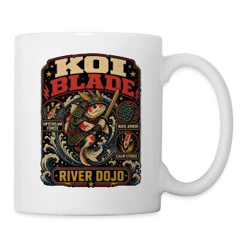 Koi Blade River Dojo Shirt - Mug - white - Right