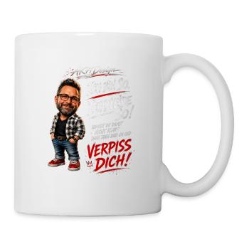 Lustiger Männerspruch – Ich bin so. Ich bleib so. - Tasse - Weiß - Rechts