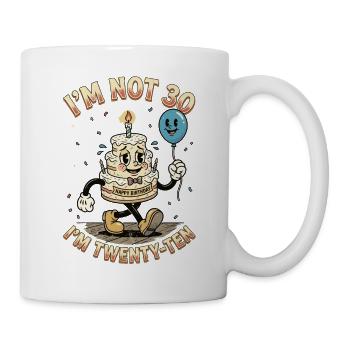 Je n’ai pas 30 ans, j’ai 20 ans - Mug blanc - blanc - Droite