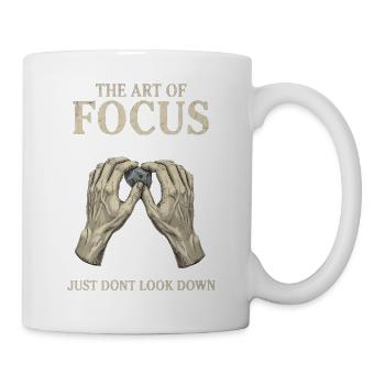 Boulderer Bouldering Art Of Focus - Mug - white - Right