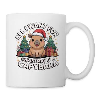 Capybara Christmas Wish - Mug - white - Right