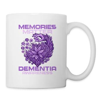 Compter les souvenirs – Éducation à la démence - Mug blanc - blanc - Droite