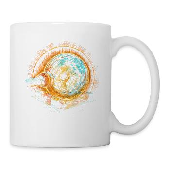 Souffleur - Mug blanc - blanc - Droite