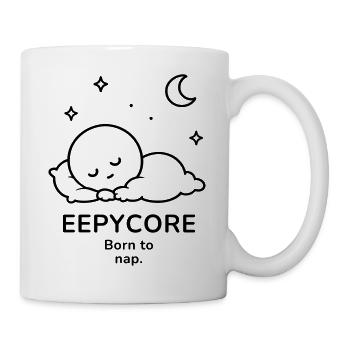 Eepycore – Born to Nap | Cozy Sleep Mood - Tasse - Weiß - Rechts
