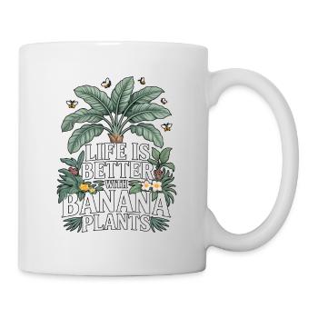 Life Is Better With Banana Plants - Mug - white - Right