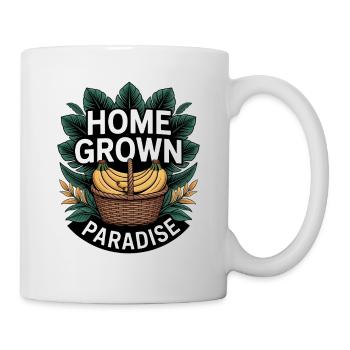 Jardin tropical du Paradis Cultivé à la maison - Mug blanc - blanc - Droite