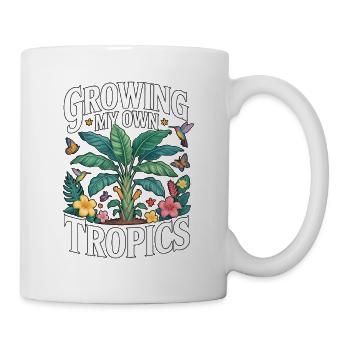 Growing My Own Tropics Tropical Garden - Mug - white - Right