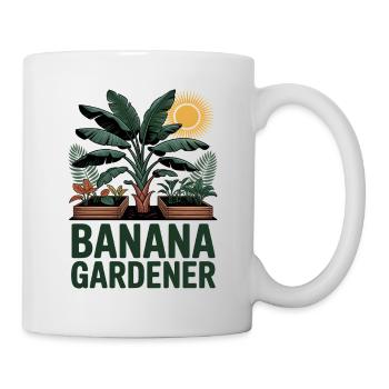 Jardin tropical Banana Gardener - Mug blanc - blanc - Droite