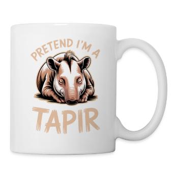 Tapir Sayings Tapir Funny Tapir Gift - Mug - white - Right