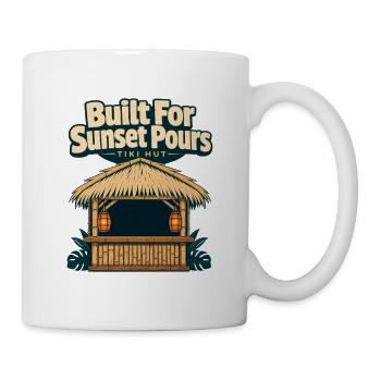 Barman Shift Construit pour Sunset Verse du Rhum Tiki Hu - Mug blanc - blanc - Droite